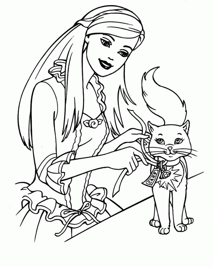 Print Barbie Coloring Book Pages , Handwriting
