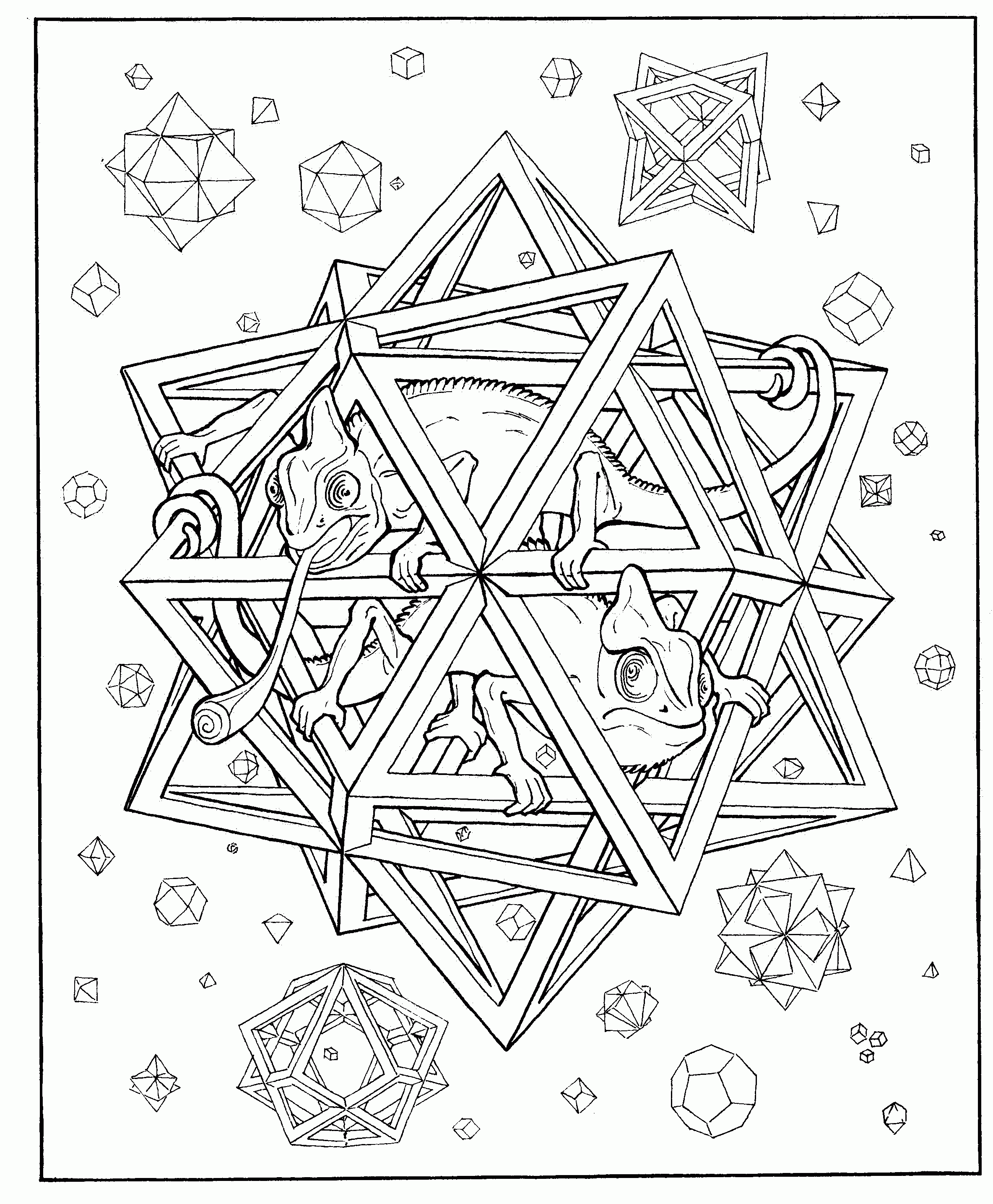 printable trippy coloring pages   Clip Art Library