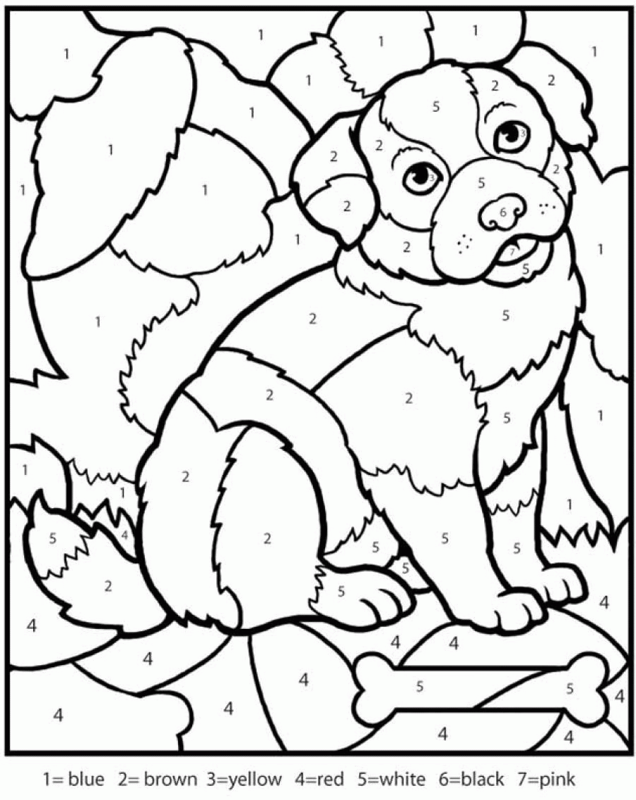 Free Printable Coloring Pages Color By Number Download Free Printable