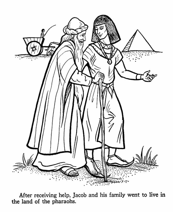 Bible Printables - Old Testament Bible Coloring Pages - Joseph 6