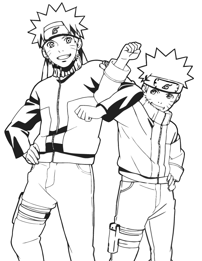 naruto coloring pages 