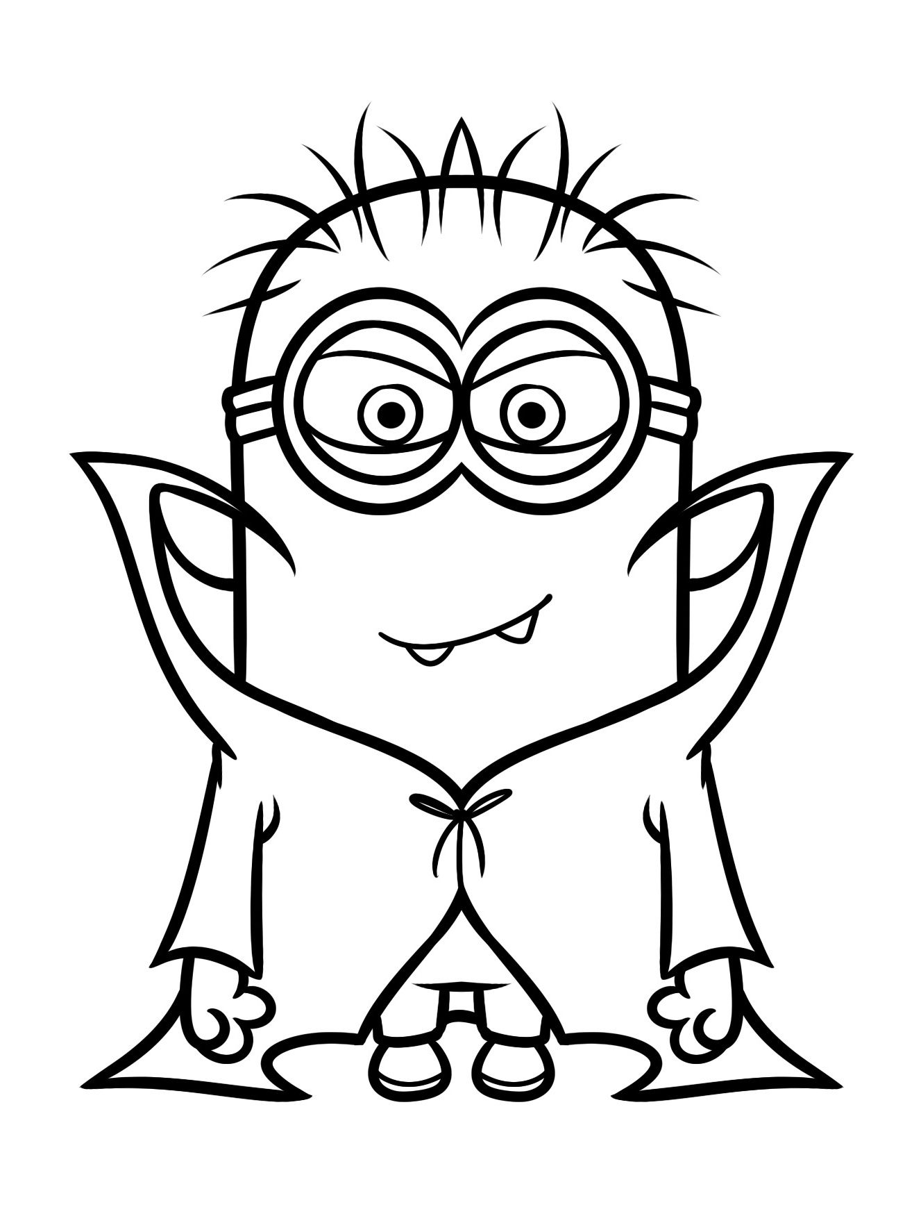 minion coloring pages halloween disney