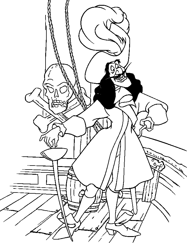 peter pan coloring pages - Clip Art Library