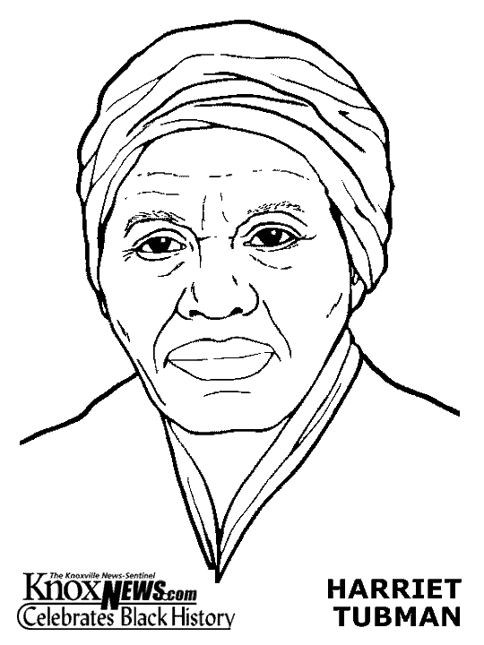 Free Harriet Tubman Coloring Page, Download Free Harriet Tubman