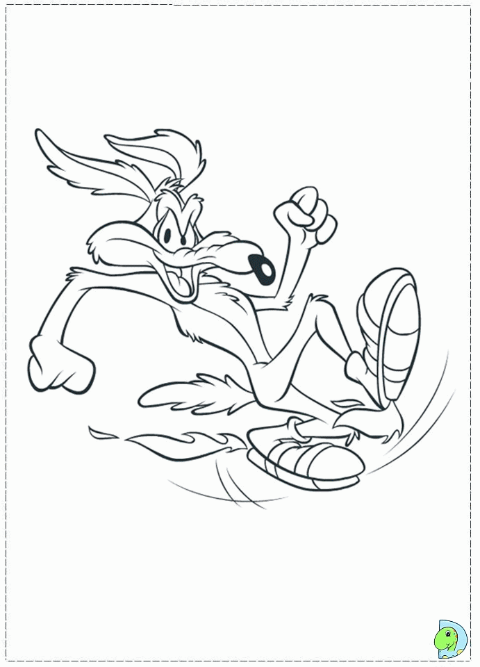 wile e coyote Colouring Pages