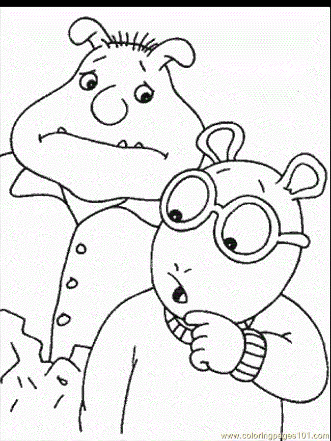 Coloring Pages Arthur And Friends 1  (Cartoons  Others