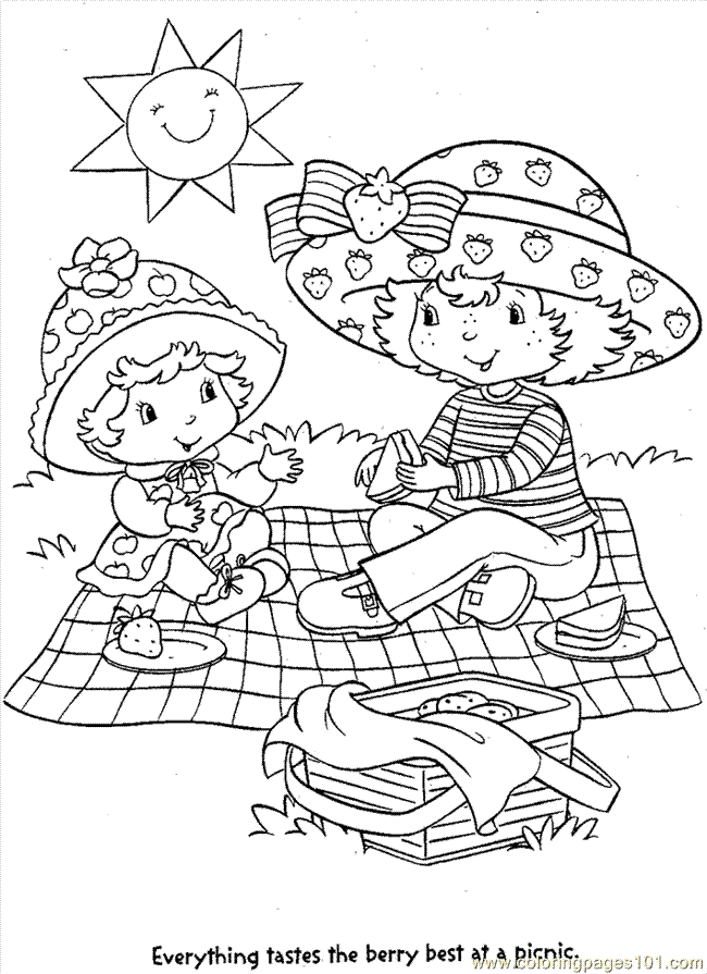 Coloring Pages Strawberry Shortcake 21 (Cartoons  Strawberry