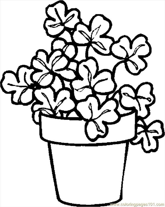 Free Shamrock Coloring Pages | Free Printable Coloring Pages
