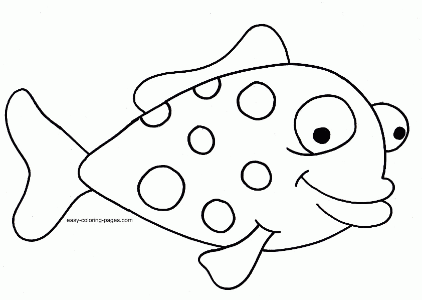 Fish| Coloring Pages for Kids | Coloring Pages For Girls | Kids