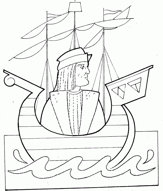 Columbus day | Coloring pages