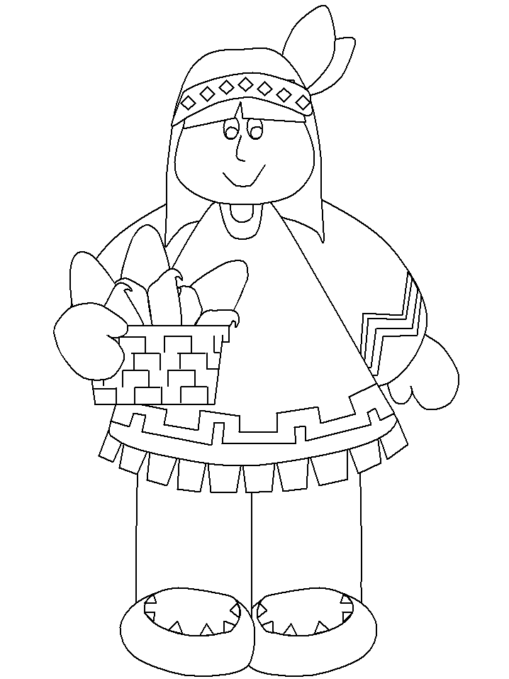 Native American Coloring Pageshtmlnative American Coloring Page