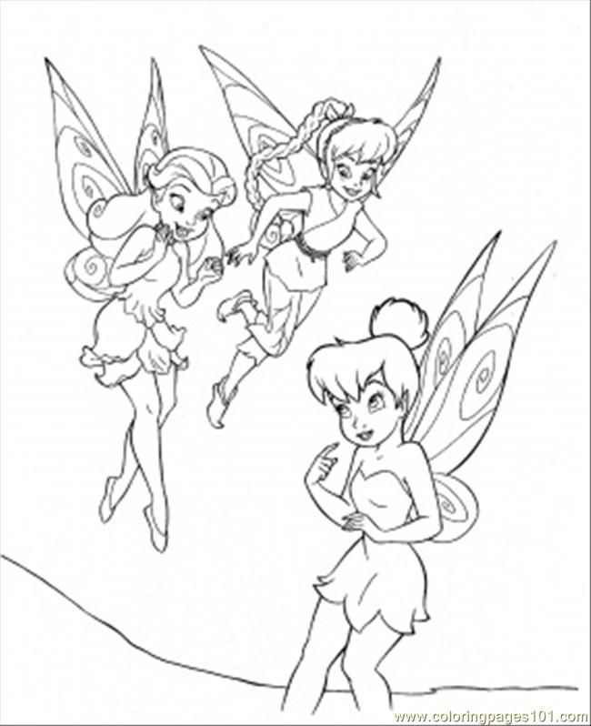 Free Disney Fairies Pixie Hollow Coloring Pages, Download Free Clip Art