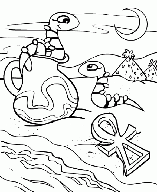 Neopets � The Lost Desert Coloring Page | Free Printable