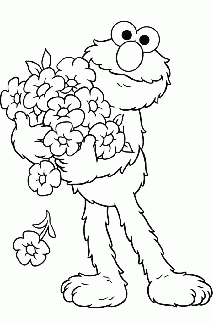 Funny: Elmo Coloring Page Free Printable Elmo Coloring Pages