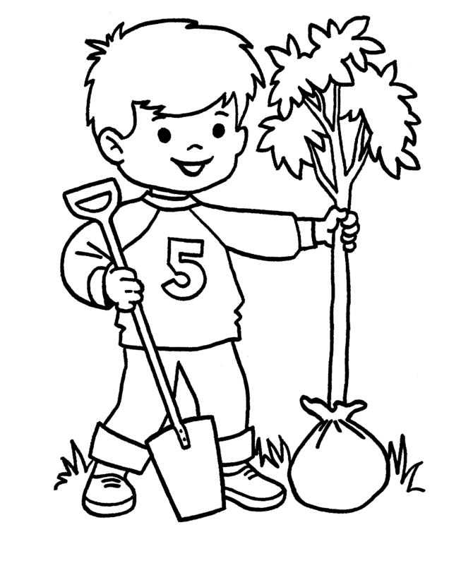 Free Planting Coloring Pages, Download Free Planting Coloring Pages png