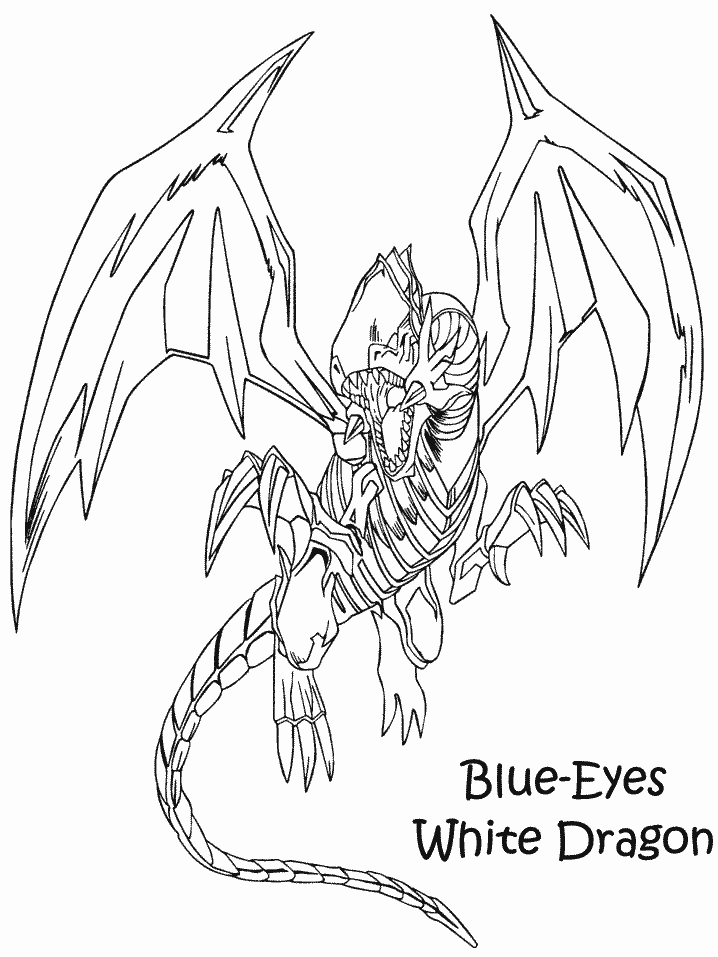 dragon eye Colouring Pages