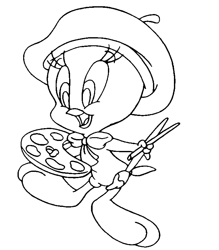 Coloring Pages Tweety | Free Printable Coloring Pages