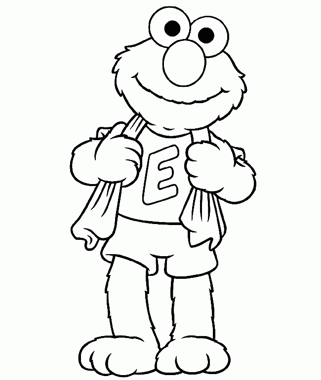 Coloring Page Of Elmo |Kids Coloring Pages Printable