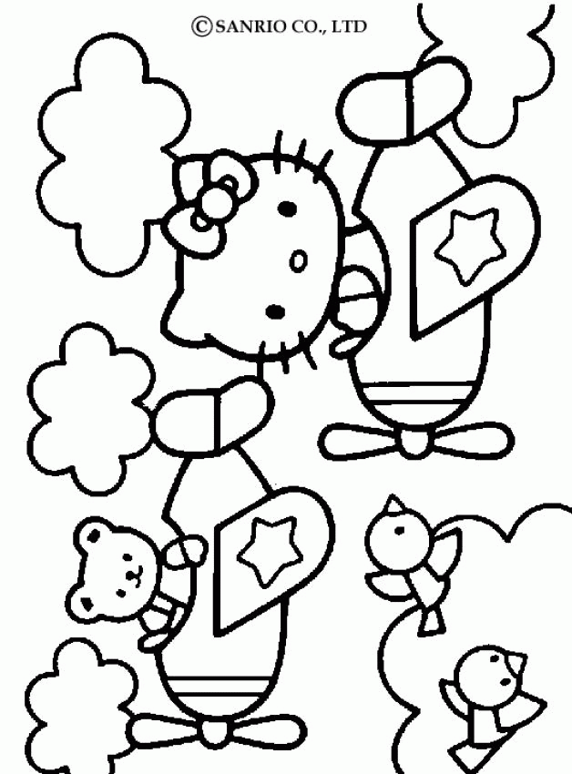 hello-kitty-and-friends | Kids Cute Coloring Pages