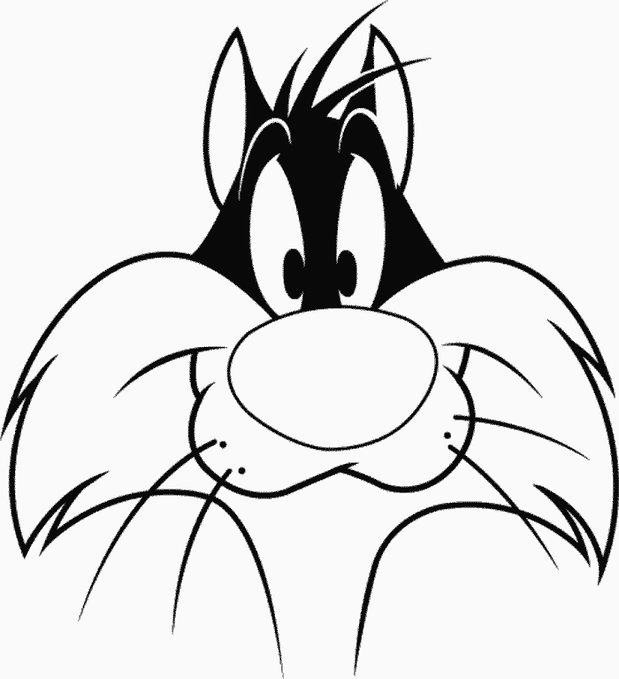 Sylvester The Cat Coloring Pages | Cartoon Coloring Pages | Kids