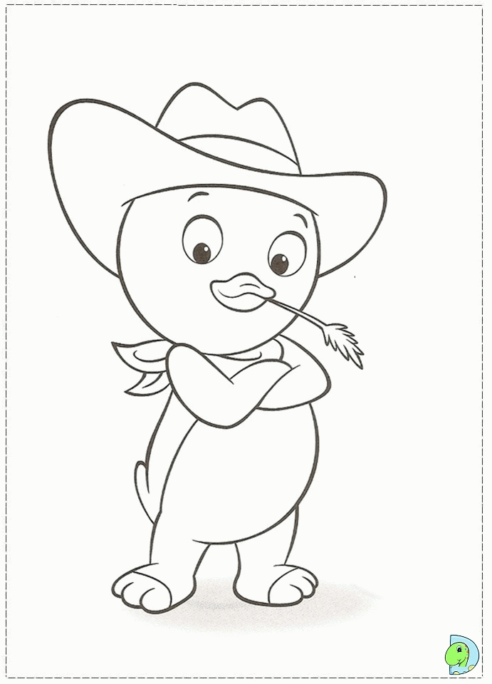 Pablo Backyardigans Coloring Page | Sticky Pictures