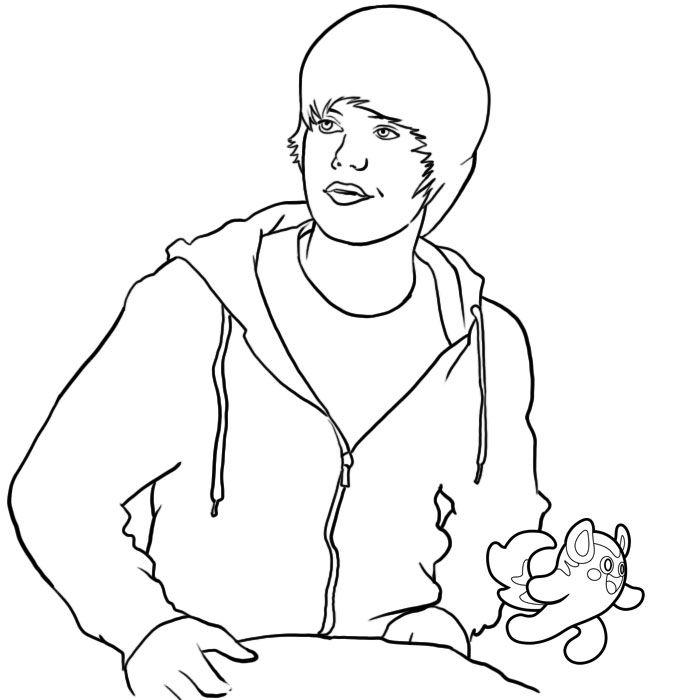 Coloring Pages Justin Bieber | Free Printable Coloring Pages
