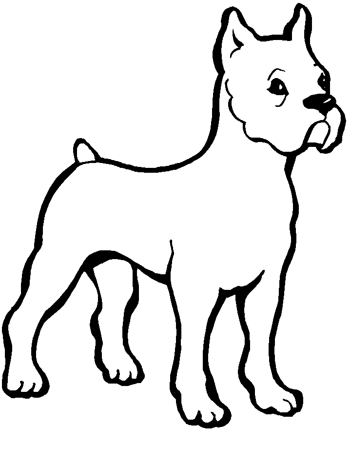Bulldog Pictures To Color | Free coloring pages