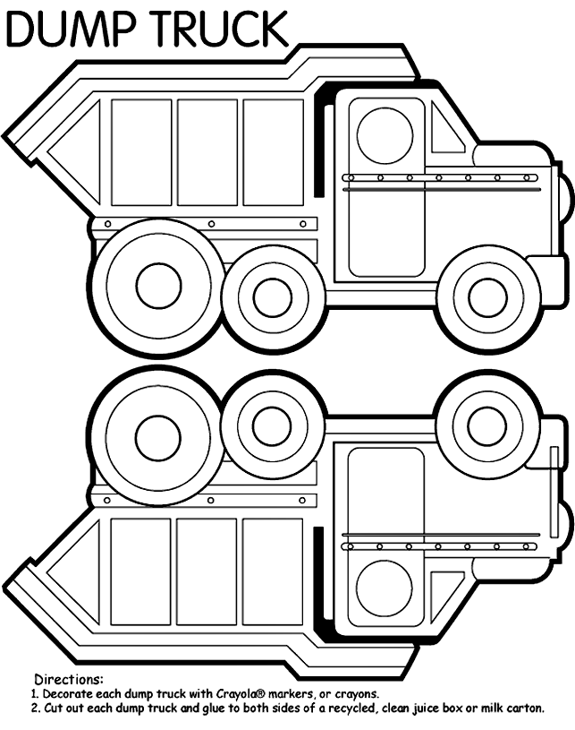 Truck-coloring-pages-1 | Free Coloring Page on Clipart Library