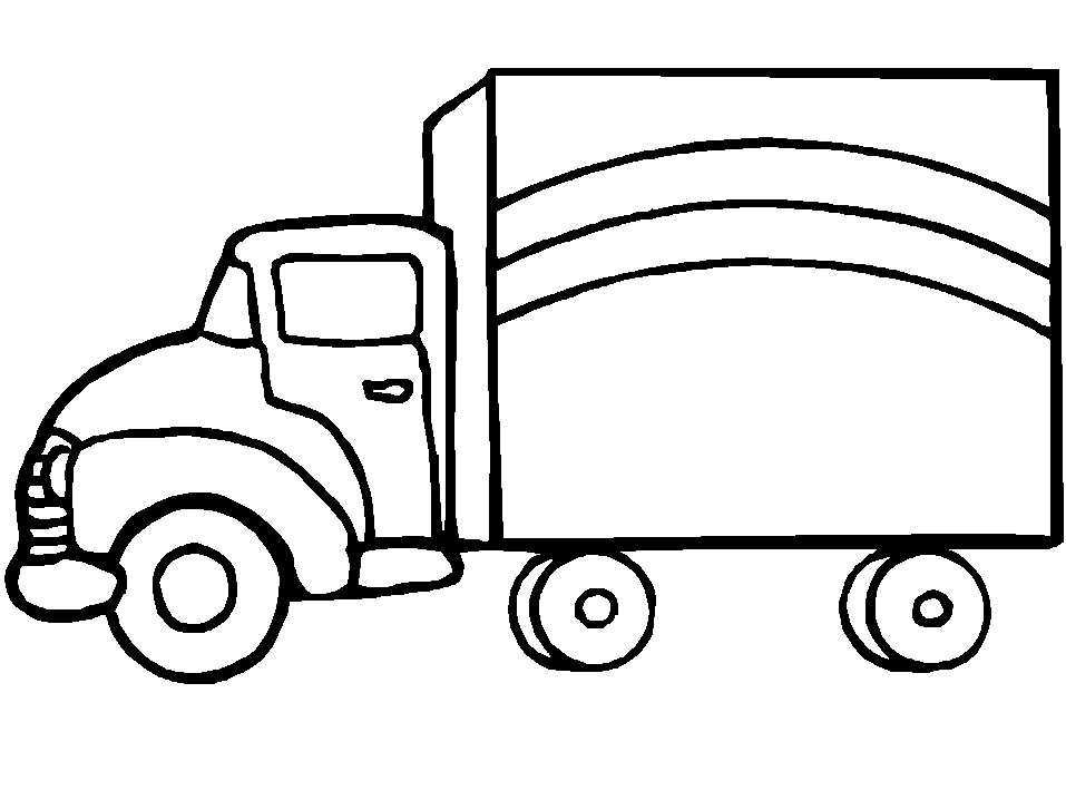 Coloring Page - Truck coloring Page
