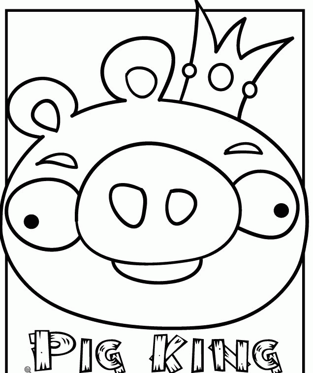 angry birds coloring pages pigs fly