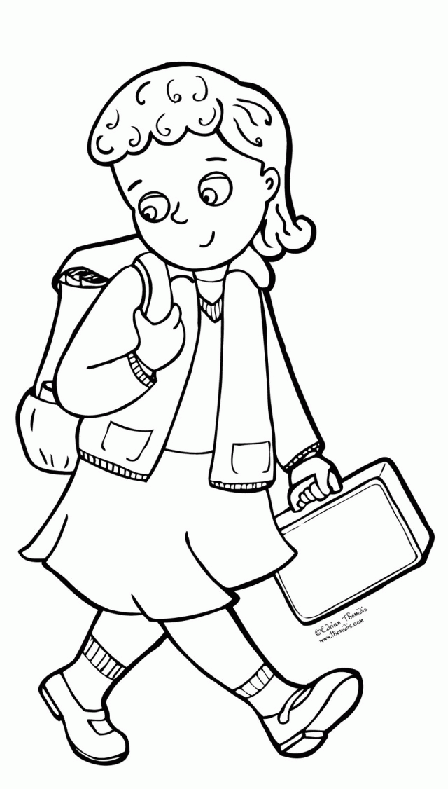 Back To School Color Sheets Coloring Picture HD For Kids