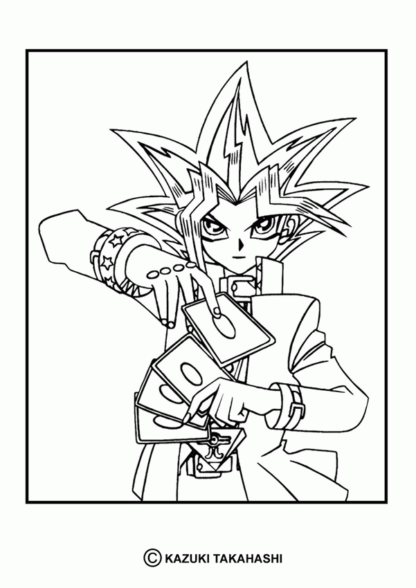 YU-GI-OH coloring pages - Yu-Gi-Oh 6