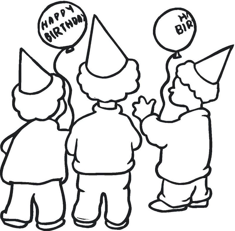 Birthday Coloring Pages | Top Coloring Pages