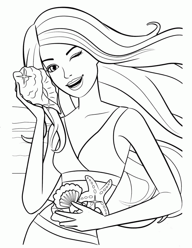 Summer Barbie Dream House Coloring Pages Blog Wurld Home Design Info