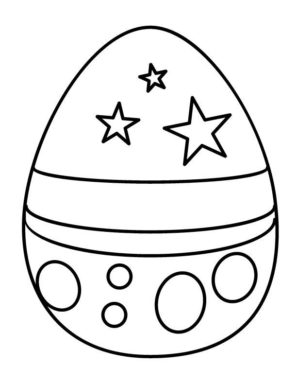 egg | printable coloring in pages for kids - number online