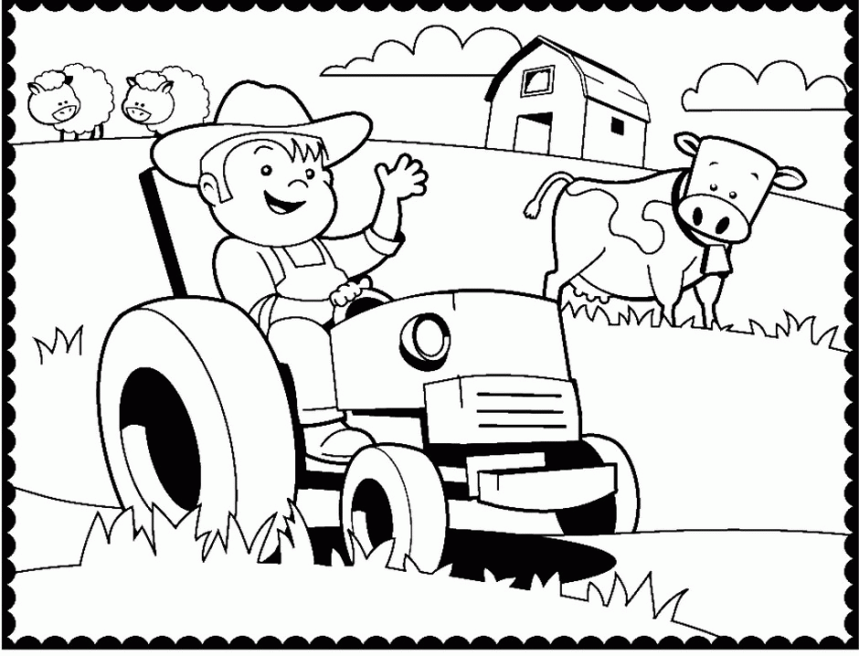 Tractor Transport| Coloring Pages for Kids Printable Coloing
