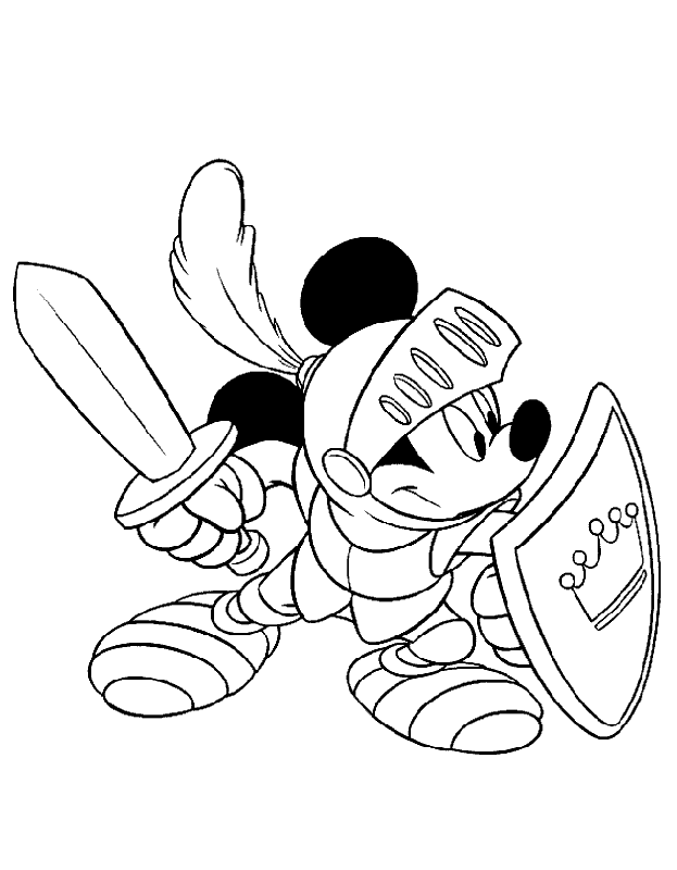 Mickey Mouse | Free Printable Coloring Pages 
