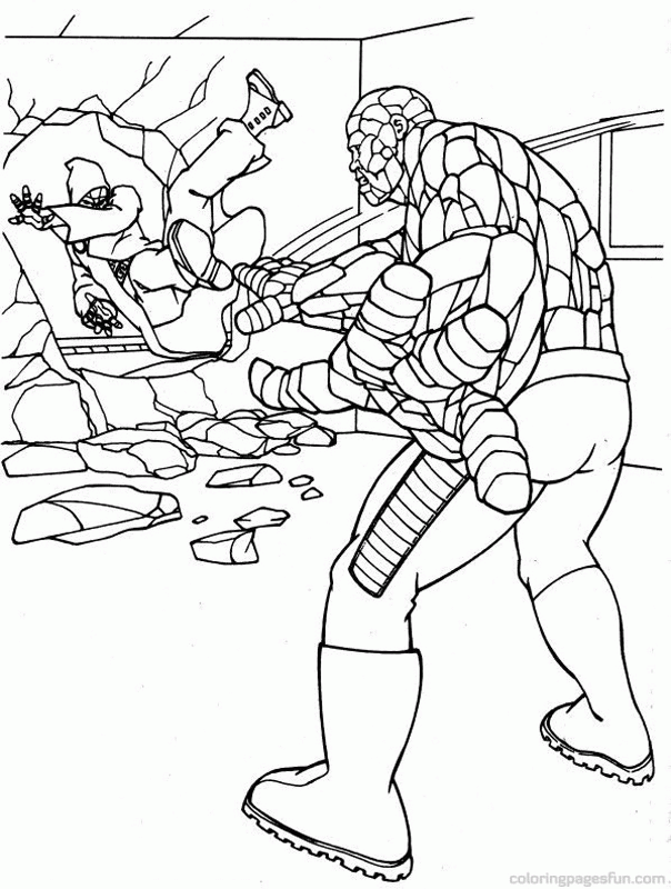 Fantastic 4 Coloring Pages