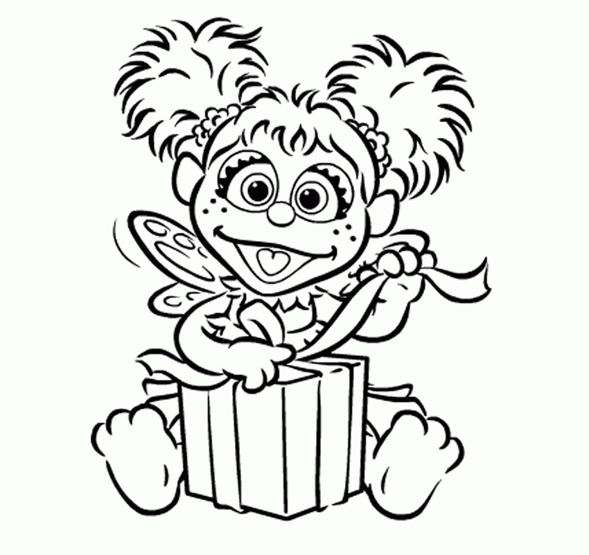 abby sesame street coloring pages - Clip Art Library