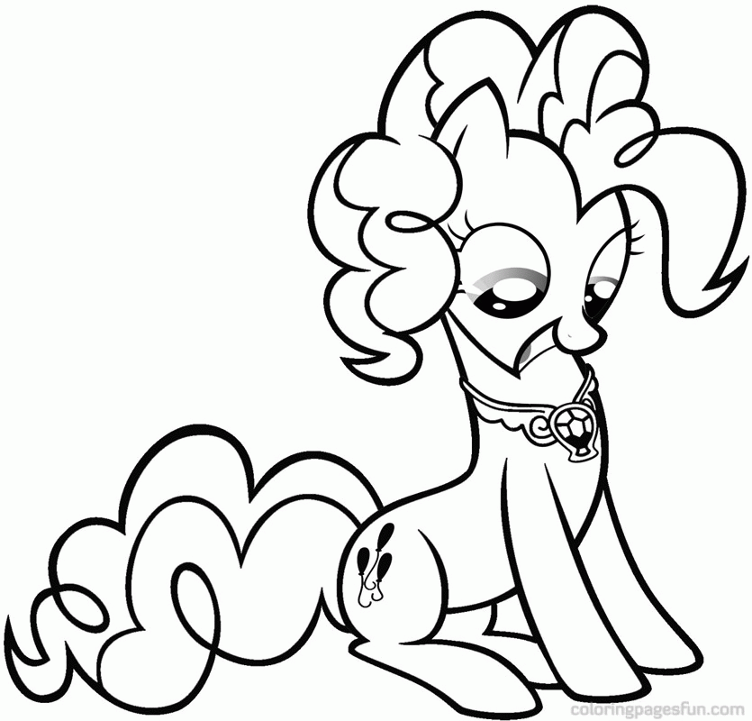 Pinkie Pie| Coloring Pages for Kids | Free Printable Coloring Pages