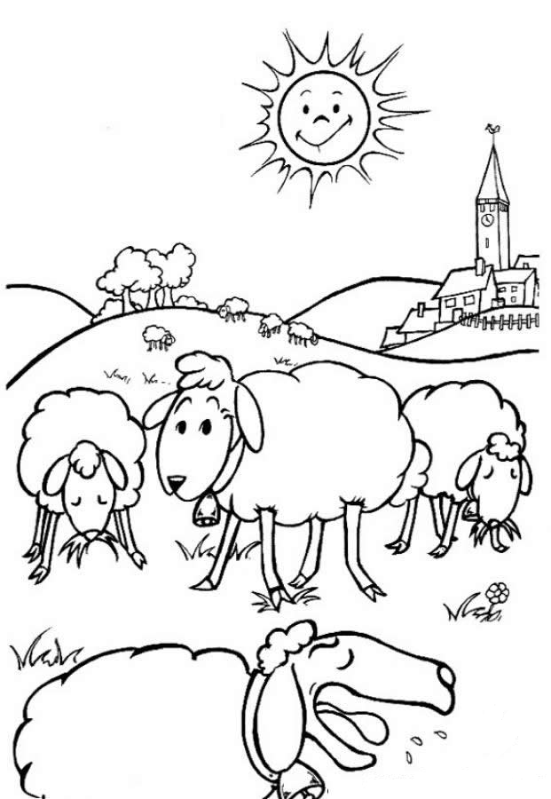 Farm Animals Coloring Pages Free Printable Download 