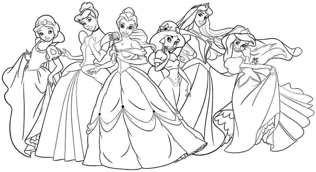 Disney Princess Free Printable Coloring Pages