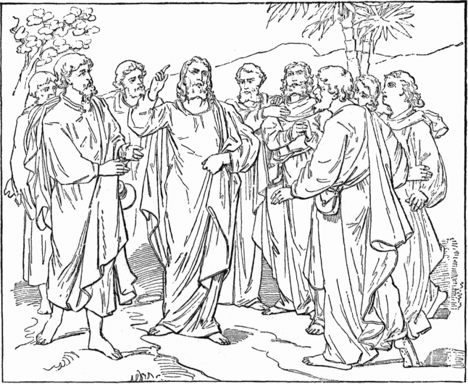Bible Coloring Pages New Testament Zacchaeus And Jesus
