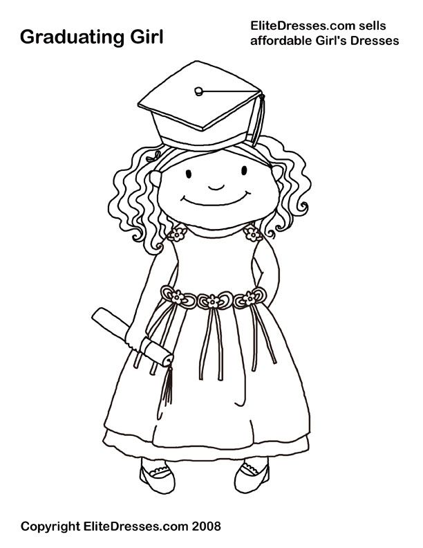 Free Coloring Pages Graduation, Download Free Coloring Pages Graduation