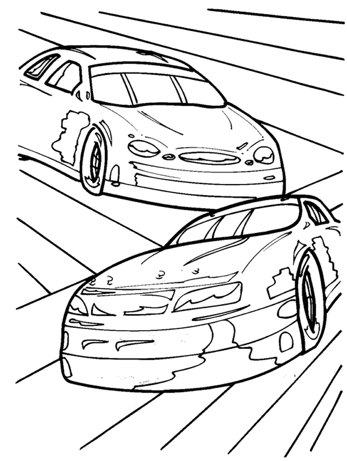 Nascar Coloring Pages Images  Pictures 
