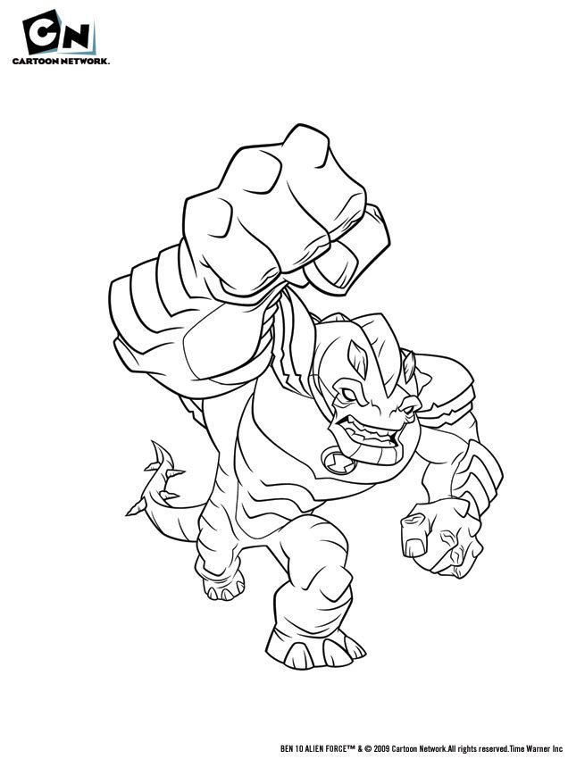 Free Ben 10 Alien Force Coloring Pages Swampfire, Download Free Ben 10  Alien Force Coloring Pages Swampfire png images, Free ClipArts on Clipart  Library