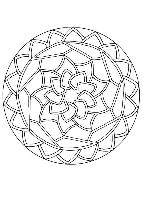Mandala Coloring Media For The Adults | New Coloring Pages