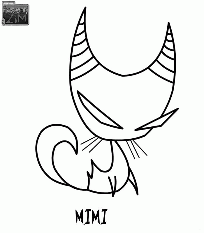 d invader zim Colouring Pages