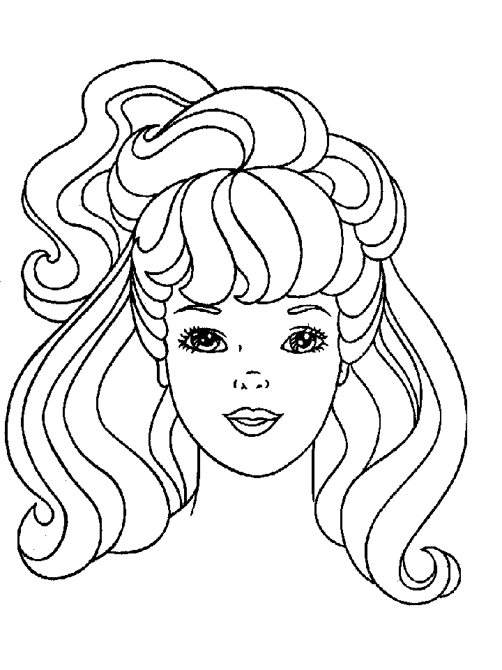 barbie face sketch