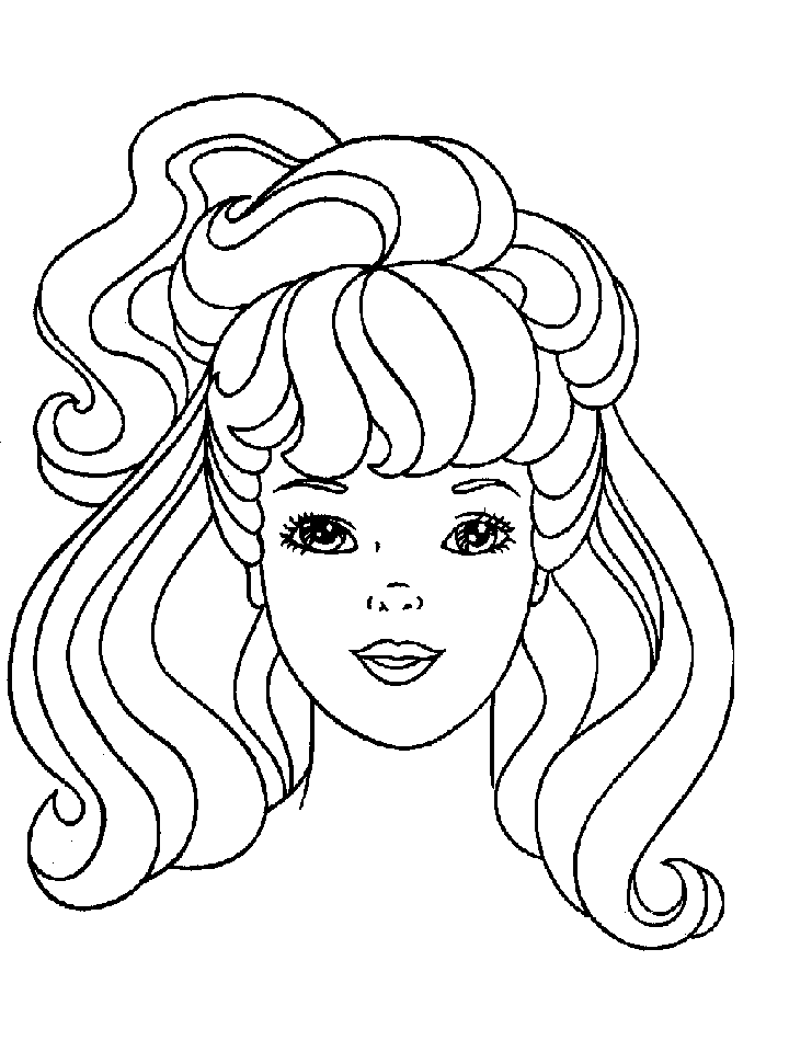 barbie girl drawing easy